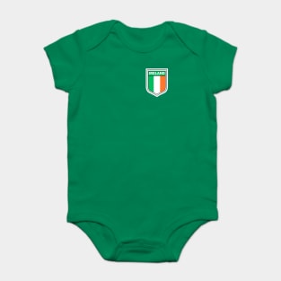 Flag of Ireland in a shield Baby Bodysuit